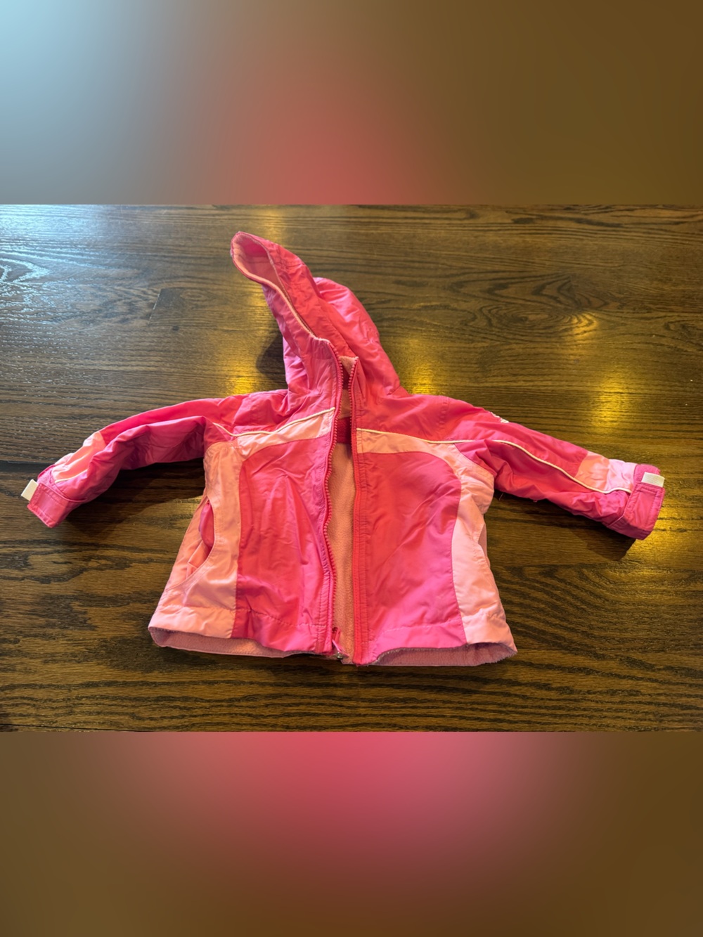 OshKosh B'gosh Pink Baby Reversible Fleece Lined Jacket
